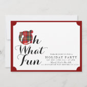 ああ何のおもしろい |ホリデーパーティー招待状 招待状 (正面)