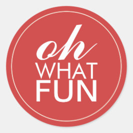 ああ何のおもしろい ラウンドシール