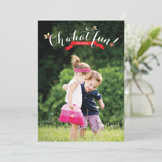 ああ何のおもしろい | 休日の写真カード シーズンカード (スタンド正面)