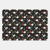 ああ何A年フェスティバルトイレ紙転がクリスマス ラッピングペーパーシート (正面3)