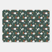 ああ何A年フェスティバルトイレ紙転がクリスマス ラッピングペーパーシート (正面)