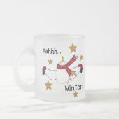 ああ冬 フロストグラスマグカップ (左)