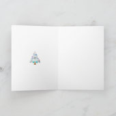 ああ化学者ツリー、ああクリスマスツリー シーズンカード (内部)