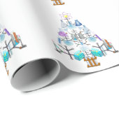 ああ化学者ツリー、ああクリスマスツリー ラッピングペーパー (ロールコーナー)