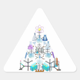 ああ化学者ツリー、ああクリスマスツリー 三角形シール