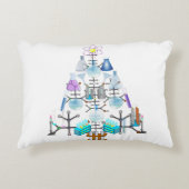 ああ化学、ああ化学者の木 アクセントクッション (正面)