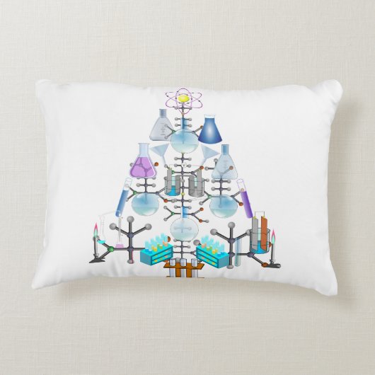 ああ化学、ああ化学者の木 アクセントクッション (裏面)