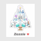 ああ化学、ああ化学者の木 シール (シート)