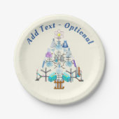 ああ化学、ああ化学者の木 ペーパープレート (正面)