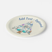 ああ化学、ああ化学者の木 ペーパープレート (アングル)