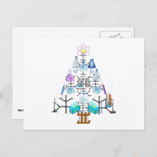 ああ化学、ああ化学者の木 ポストカード (正面/裏面)