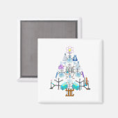 ああ化学、ああ化学者の木 マグネット (正面/裏面)