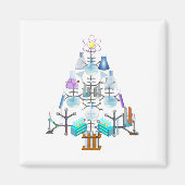 ああ化学、ああ化学者の木 マグネット (正面)