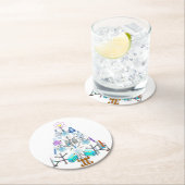 ああ化学、ああ化学者の木 ラウンドペーパーコースター (インサイチュ)