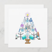 ああ化学、ああ化学者の木 招待状 (正面/裏面)