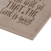 ああ味と主が良い詩篇であることを見なさい カッティングボード (角)