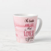 ああ味わって、主が良いパスラムを見て下さい。 カフェラテマグ (右アングル)