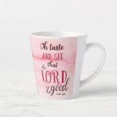 ああ味わって、主が良いパスラムを見て下さい。 カフェラテマグ (右)