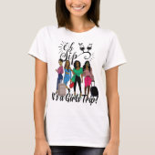 ああ園女子トリップガールズトリップエアポートシャツ Tシャツ (正面)