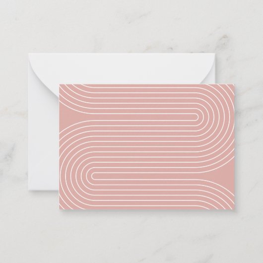 ああ女の子のスクリプトピンクの赤ちゃんシャワー本を持って来る ノートカード (裏面)