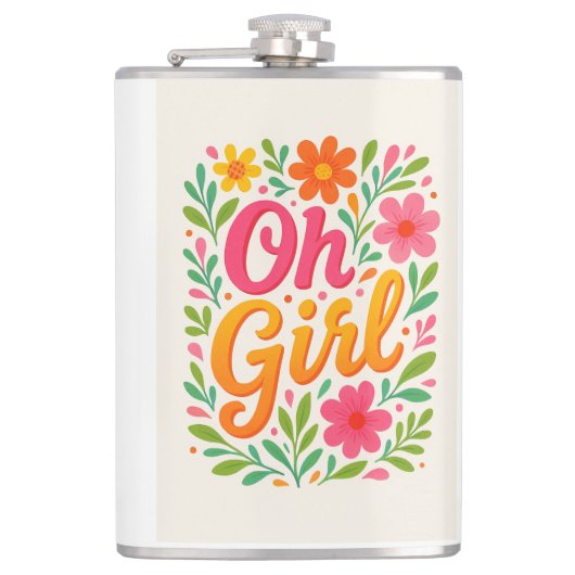 「ああ女の子」 フラスク (正面)