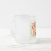 「ああ女の子」 フロストグラスマグカップ (正面左)