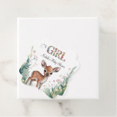 ああ女の子：リトルディアファウンガールベビーシャワー フェイバータグ (インサイチュ)