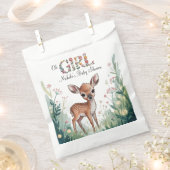 ああ女の子：リトルディアファウンガールベビーシャワー フェイバーバッグ (クリップ留めされた状態)