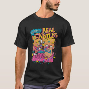 ああ実在あモンスタクラシックーズレトロポスター Tシャツ