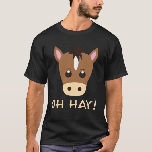 ああ干し馬のパン Tシャツ (正面)