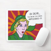 ああ平均ずっと私はUnfriendedですか。 ポップアート マウスパッド (マウス)