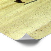 ああ幸せな日 – 砂漠のラクダ ポスター (角)