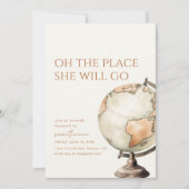 ああ彼女が移動する場所パーティー招待状 招待状 (正面)