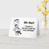 ああ忘れお前誕生日 カード (黄色い花)