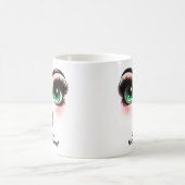 ああ息ができない、素晴らしい目 おもしろ顔 コーヒーマグカップ (中央)