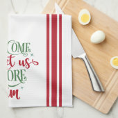 ああ来あ慕おう キッチンタオル (四つ折り)