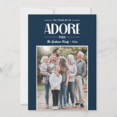 ああ来、彼の海軍クリスチャンの写真を崇拝しよう シーズンカード (正面)