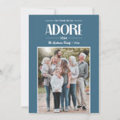 ああ来、彼の青いクリスチャン写真を崇拝しよう シーズンカード (正面)