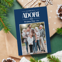 ああ来、彼の青いクリスチャン写真を崇拝しよう シーズンカード