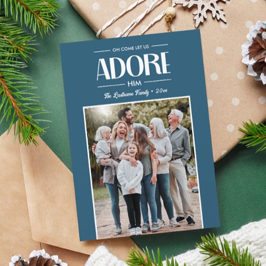 ああ来、彼の青いクリスチャン写真を崇拝しよう シーズンカード