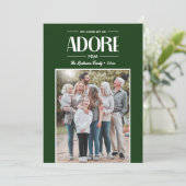 ああ来、彼を愛しよう緑のクリスチャン写真 シーズンカード (スタンド正面)
