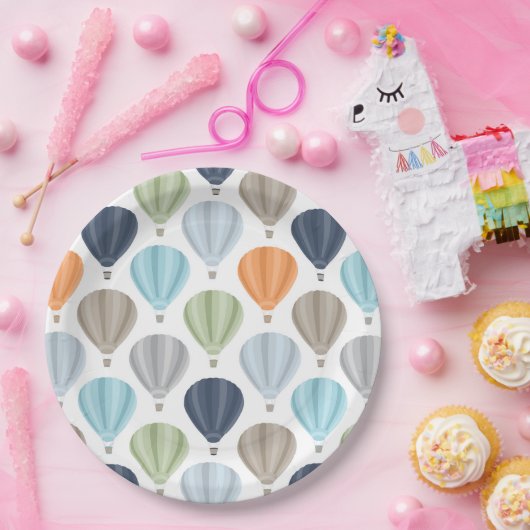 ああ熱気はパターンを風船のようにふくらませます ペーパープレート (パーティー)