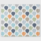 ああ熱気はパターンを風船のようにふくらませます ラッピングペーパー (フラット)