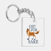 ああ狐の酒 キーホルダー (正面左)