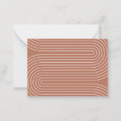 ああ男の子のスクリプトterracotta赤ちゃんシャワーおむつラッフル ノートカード (裏面)