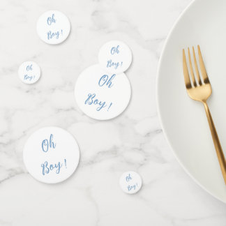 ああ男の子の赤ちゃんシンプルシャワー紙吹雪 コンフェッティ