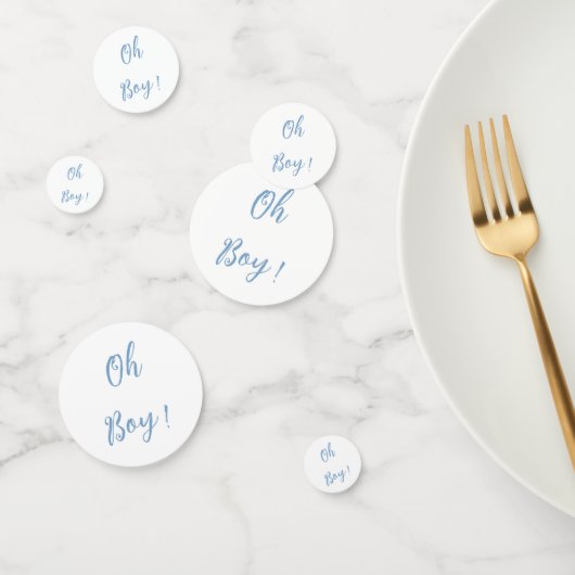 ああ男の子の赤ちゃんシンプルシャワー紙吹雪 コンフェッティ (グループ)