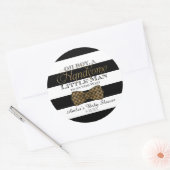 ああ男の子ハンサムな小さな男のシール ラウンドシール (封筒)