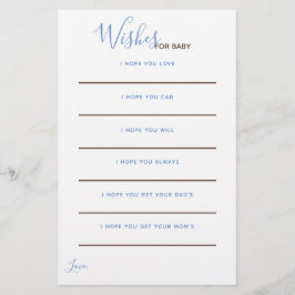 ああ男の赤ちゃんリトルカボチャの願いベビーカード