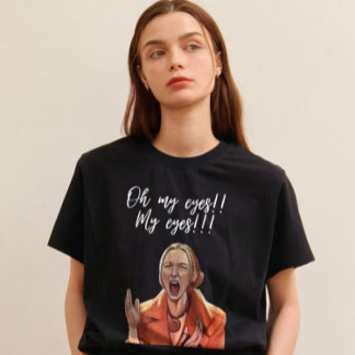 ああ目が!反おもしろい応Tシャツ Tシャツ
